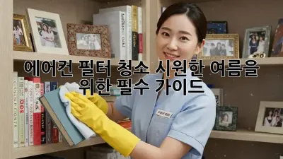 에어컨 필터 청소, 시원한 여름을 위한 필수 가이드!